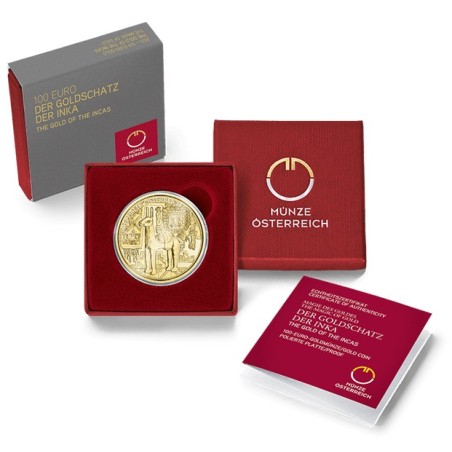 eurocoin eurocoins 100 Euro Austria 2021 - Gold of the Incas (Proof)