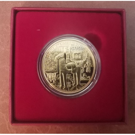 Euromince mince 100 Euro Rakúsko 2021 Zlato Inkov (Proof)