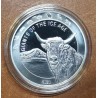Euromince mince 5 cedis Ghana 2021 - Aurochs (1 oz. Ag)