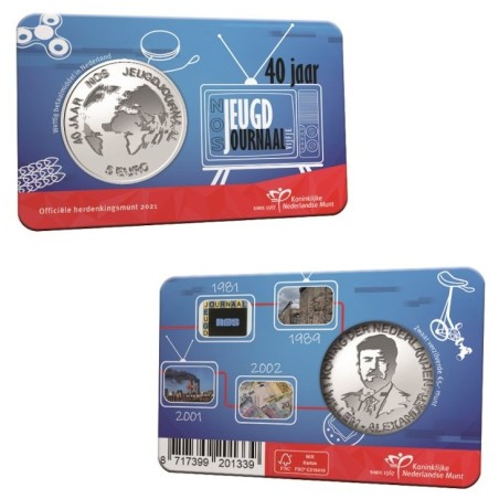 eurocoin eurocoins 5 Euro Netherlands 2021 - Youth news (UNC)