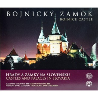 Slovakia 2021 set of coins - Castle Bojnice (BU)