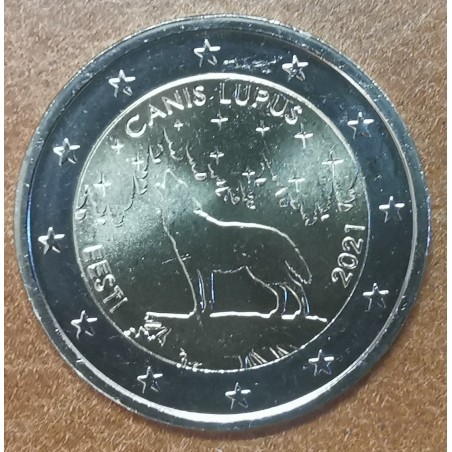 Euromince mince 2 Euro Estónsko 2021 - Vlk (UNC)