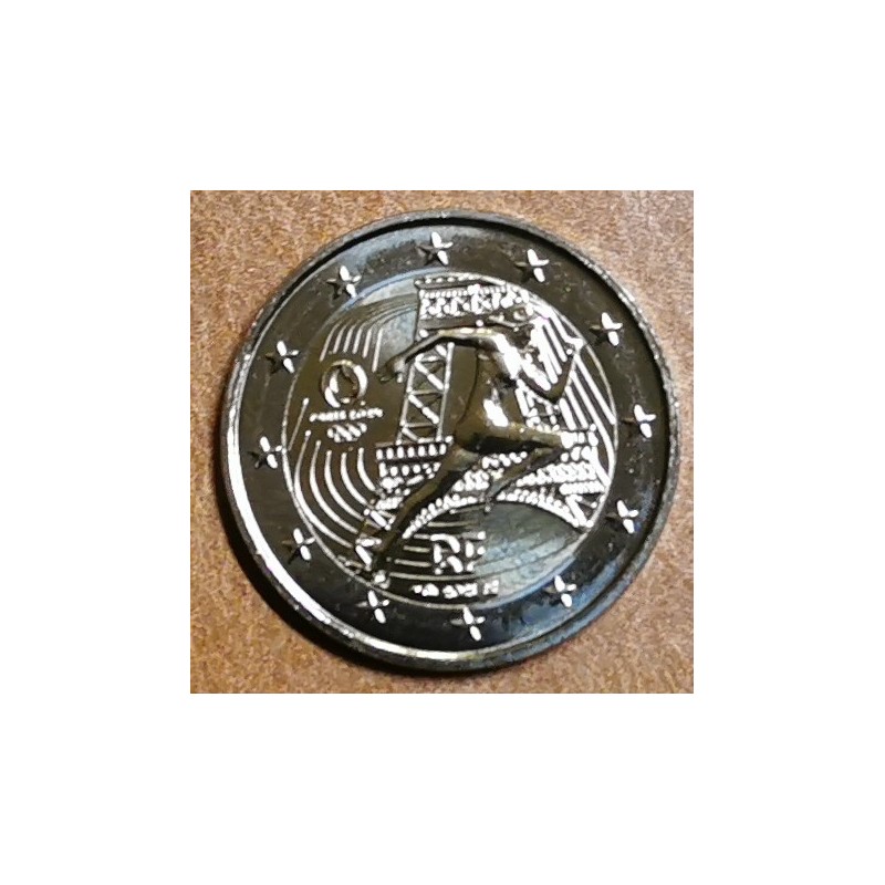 Euromince mince 2 Euro Francúzsko 2021 - Olympijské hry Paríž 2024 ...