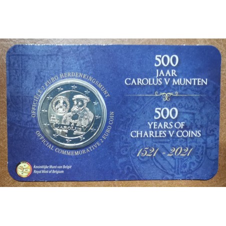 eurocoin eurocoins 2 Euro Belgium 2021 - Carolus V. (BU - dutch side)