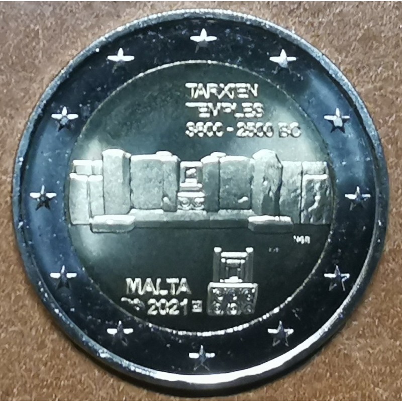 eurocoin eurocoins 2 Euro Malta 2021 french mintmark - Tarxien (UNC)