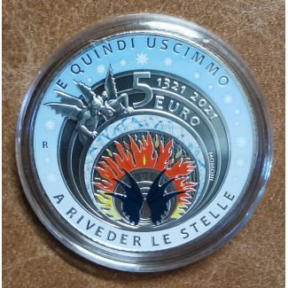 Euromince mince 5 Euro Taliansko 2021 - Dante Alighierie (BU)