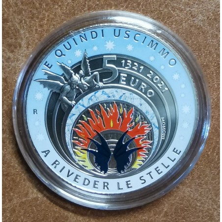 Euromince mince 5 Euro Taliansko 2021 - Dante Alighierie (BU)