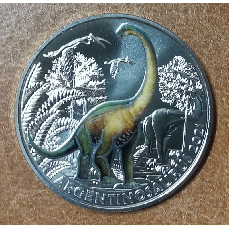 Euromince mince 3 Euro Rakúsko 2021 - Argentinosaurus (UNC)