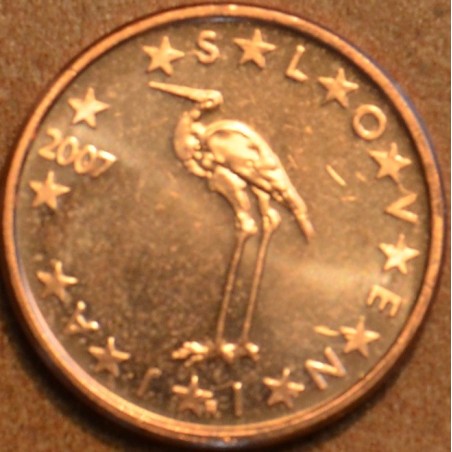 eurocoin eurocoins 1 cent Slovenia 2007 (UNC)