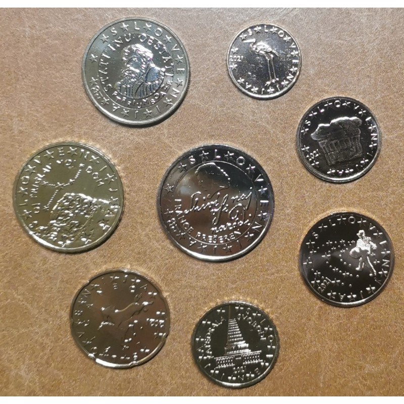 eurocoin eurocoins Slovenia 2021 set of 8 coins (UNC)