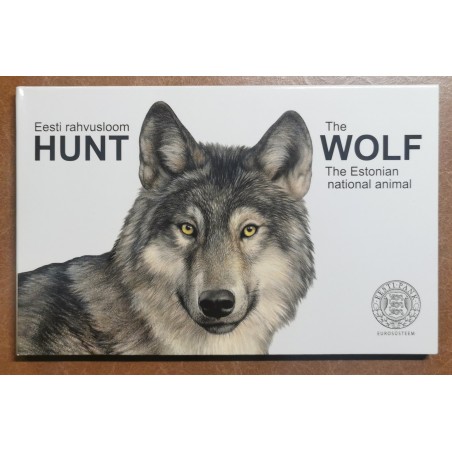 eurocoin eurocoins 2 Euro Estonia 2021 - Wolf (BU card)