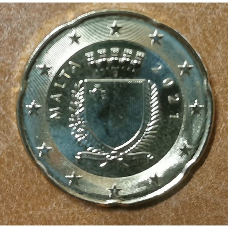 euroerme érme 20 cent Málta 2021 (UNC)