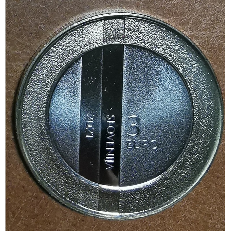 eurocoin eurocoins 3 Euro Slovenia 2021 - 30th anniversary of Slove...