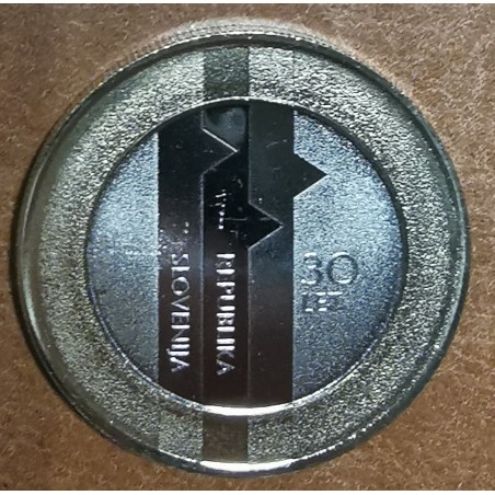 eurocoin eurocoins 3 Euro Slovenia 2021 - 30th anniversary of Slove...