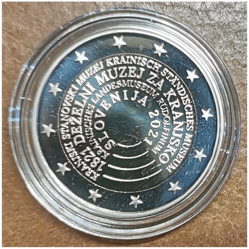 eurocoin eurocoins 2 Euro Slovenia 2021 - Regional Museum of Carnio...