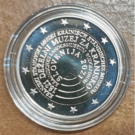 Euromince mince 2 Euro Slovinsko 2021 - Regionáne múzeum Kranjsko (...