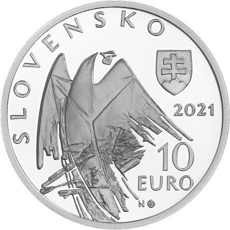 Euromince mince 10 Euro Slovensko 2021 - Alexander Dubček – 100. vý...