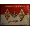 Monaco 2013 set of 9 coins (BU)