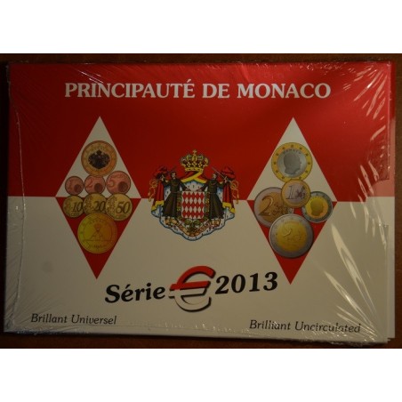 eurocoin eurocoins Monaco 2013 set of 9 coins (BU)
