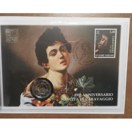 euroerme érme 2 Euro Vatikán 2021 - Caravaggio születésének 450. év...