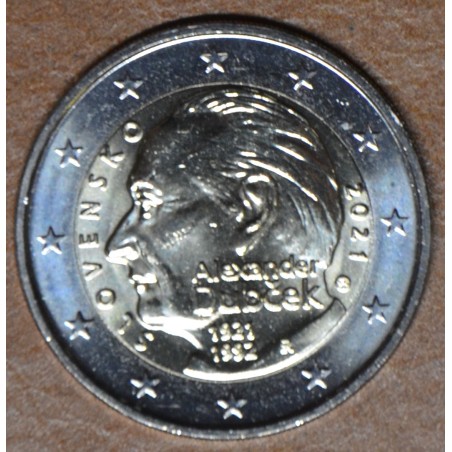 eurocoin eurocoins 2 Euro Slovakia 2021 - Alexander Dubček (UNC)