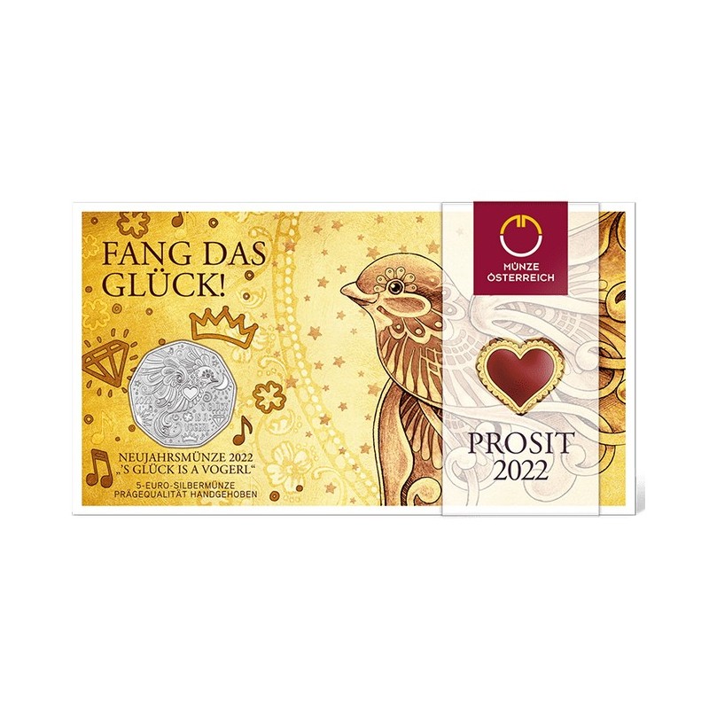 eurocoin eurocoins 5 Euro Austria 2022 - New year coin (BU)
