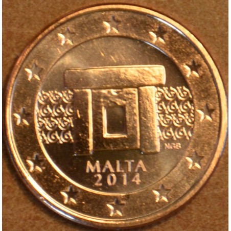 eurocoin eurocoins 1 cent Malta 2014 (UNC)