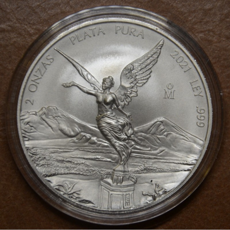 Euromince mince 2 Onzas Mexiko 2021 - Libertad (2 oz. Ag)