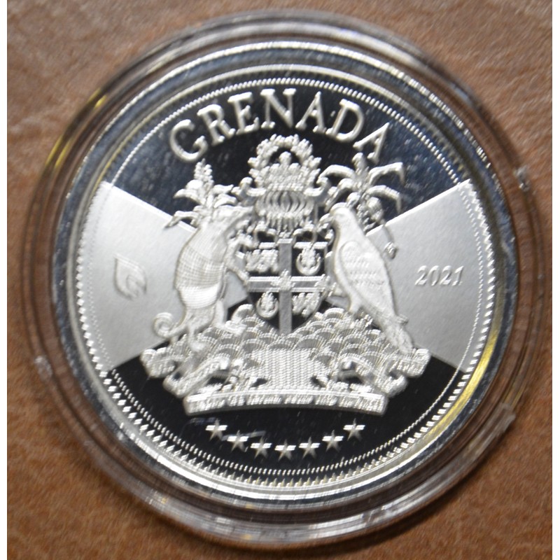 eurocoin eurocoins 2 dollar Grenada 2021 - Coat of arms (1 oz. Ag)