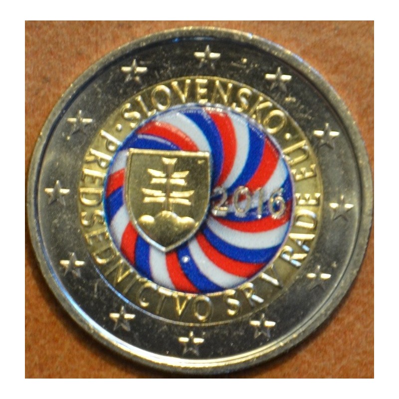 Euromince mince 2 Euro Slovensko 2016 - Predsedníctvo EU II. (fareb...
