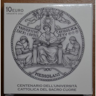 10 Euro Vatican 2021 - Catholic University of the Sacred Heart (Proof)