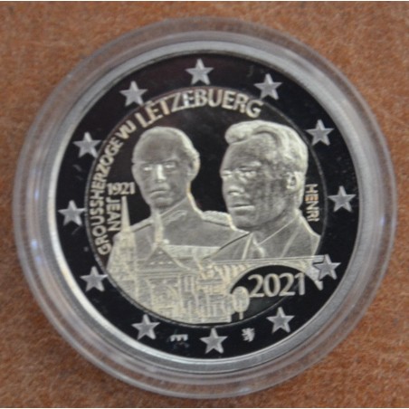 eurocoin eurocoins 2 Euro Luxembourg 2021 - 100th Birthday of Grand...