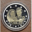 2 Euro Luxembourg 2021 - 40th Wedding Anniversary of Maria Teresa and Henri photo/bridge+lion version (Proof)