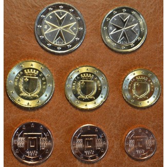 Set of 8 eurocoins Malta 2014 (UNC)