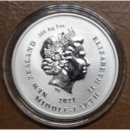 Euromince mince 1 dolár Nový Zéland 2021 - Boromir (1 oz. Ag)