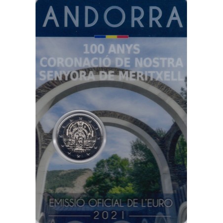 euroerme érme 2 Euro Andorra 2021 - Lady Meritxell (BU)