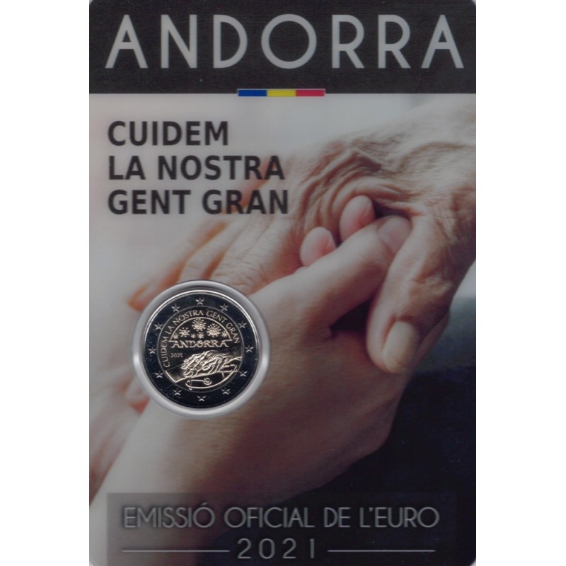 eurocoin eurocoins 2 Euro Andorra 2021 - Taking care of our seniors...