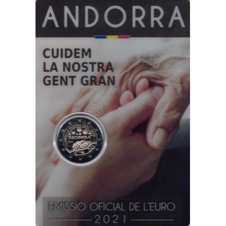 eurocoin eurocoins 2 Euro Andorra 2021 - Taking care of our seniors...