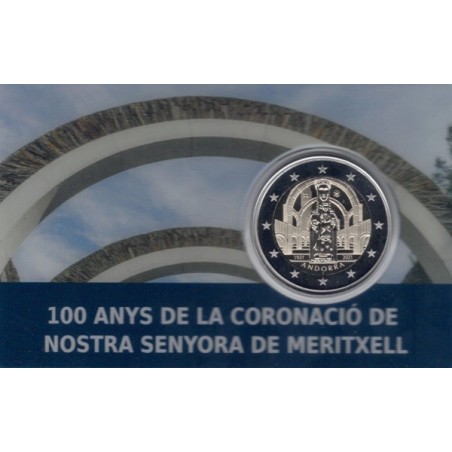 Euromince mince 2 Euro Andorra 2021 - 100. výročie korunovácie Pann...
