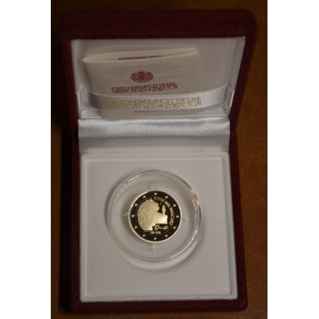 Euromince mince 2 Euro Vatikán 2021 - Dante Alighieri (Proof)