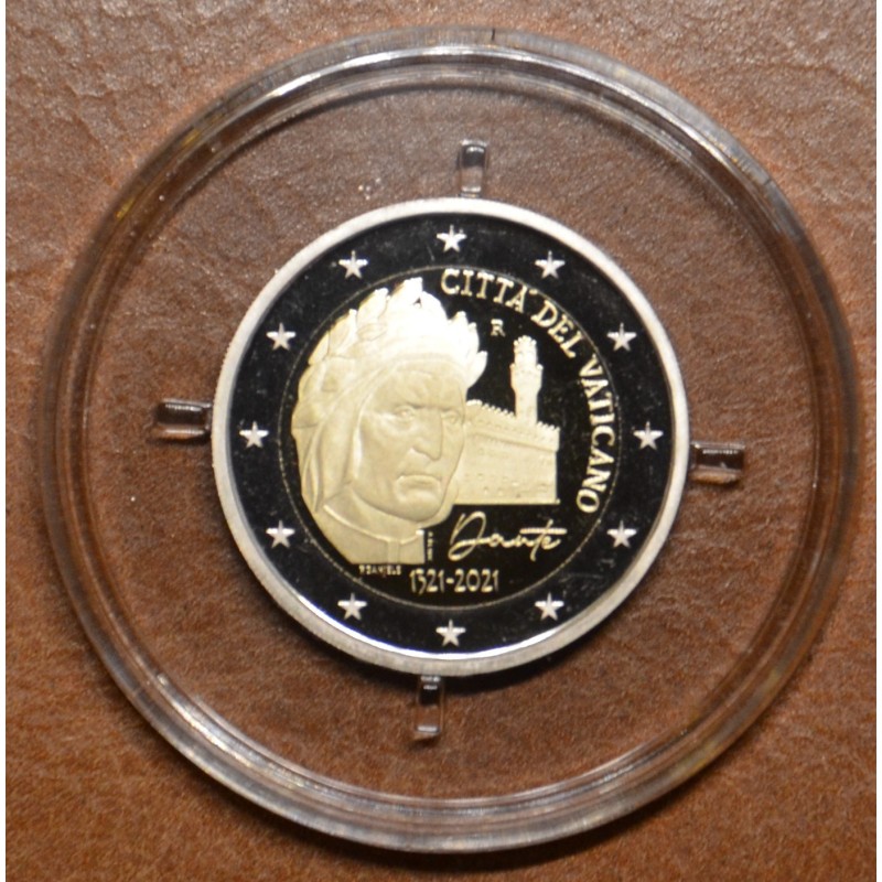 eurocoin eurocoins 2 Euro Vatican 2021 - Dante Alighieri (Proof)