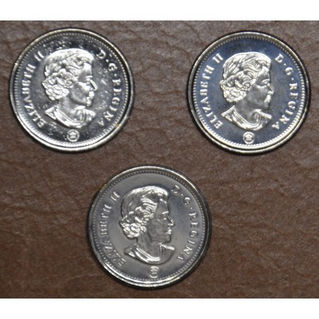 eurocoin eurocoins Canada 3x 10 cent 2021 (UNC)