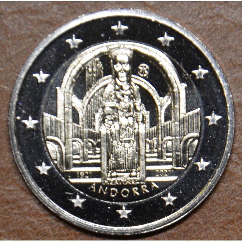 Euromince mince 2 Euro Andorra 2021 - 100. výročie korunovácie Pann...