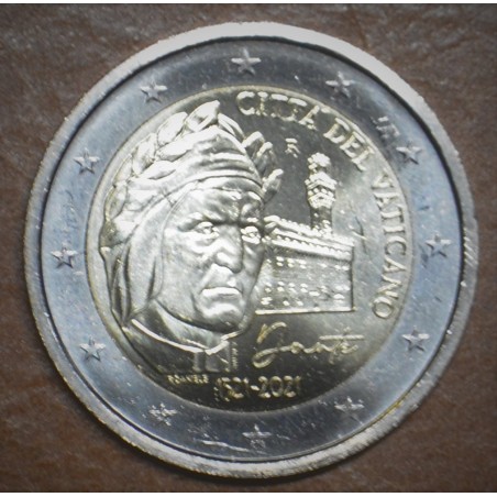 eurocoin eurocoins 2 Euro Vatican 2021 - Dante Alighieri (BU)