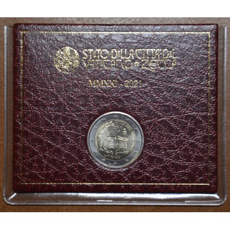 Euromince mince 2 Euro Vatikán 2021 - Dante Alighieri (BU)