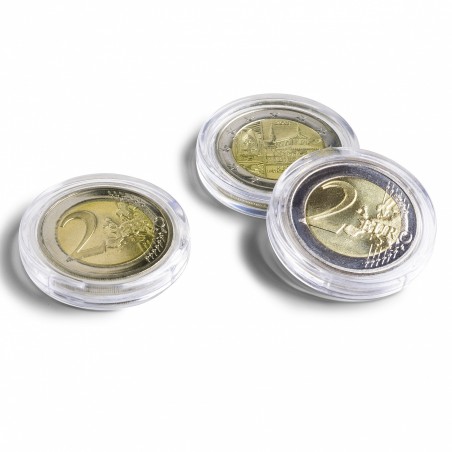 Euromince mince 35 mm Leuchtturm ULTRA kapsule (10 ks)