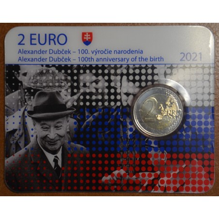 euroerme érme 2 Euro Szlovákia 2021 - Alexander Dubček (BU)