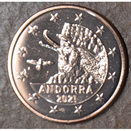 eurocoin eurocoins 1 cent Andorra 2021 (UNC)