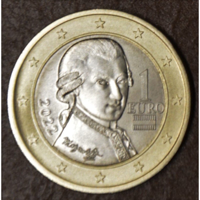 Euromince mince 1 Euro Rakúsko 2022 (UNC)