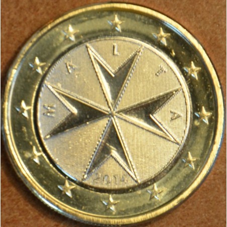 eurocoin eurocoins 1 Euro Malta 2014 (UNC)